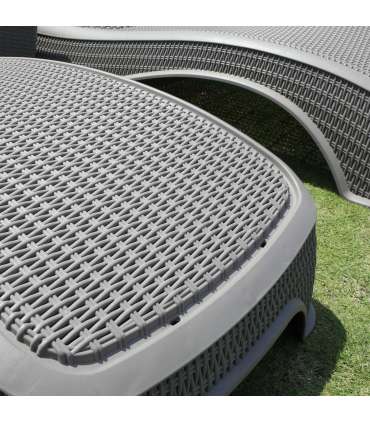 Lamamistool NEWPORT hallikasbeež plastik