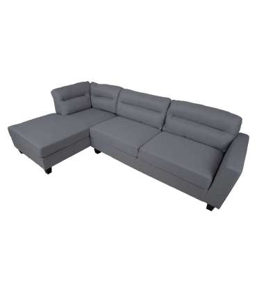 Nurgadiivan HELSINKI VN 268x158/83xH88cm, tumehall