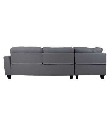 Nurgadiivan HELSINKI VN 268x158/83xH88cm, tumehall