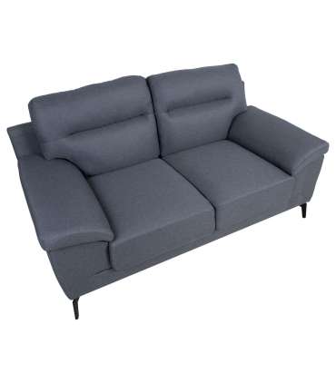 Diivan ENZO 2-kohaline 168x83xH92cm, tumehall