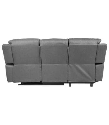 Nurgadiivan BERIT VN manuaalne recliner 214x160/95xH98cm, tumehall