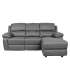 Nurgadiivan BERIT PN manuaalne recliner 214x95/160xH98cm, tumehall
