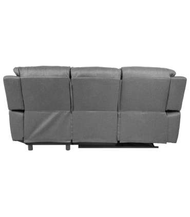 Nurgadiivan BERIT PN manuaalne recliner 214x95/160xH98cm, tumehall