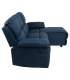 Nurgadiivan BERIT PN manuaalne recliner 214x95/160xH98cm, tumesinine