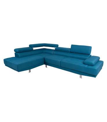 Nurgadiivan GALVIN VN 263x185/86xH70/84cm, meresinine