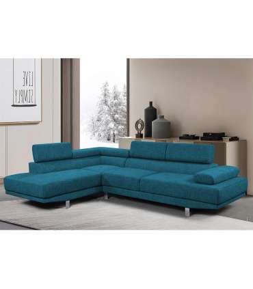 Nurgadiivan GALVIN VN 263x185/86xH70/84cm, meresinine