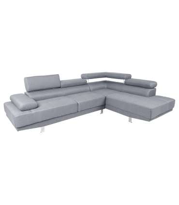 Nurgadiivan GALVIN PN 263x86/185xH70/84cm, helehall