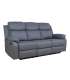 Diivan REX 3-kohaline manuaalne recliner 186x81xH103cm, tumehall