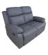 Diivan REX 2-kohaline manuaalne recliner 133x81xH103cm, tumehall