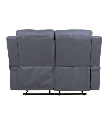 Diivan REX 2-kohaline manuaalne recliner 133x81xH103cm, tumehall