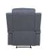 Tugitool REX manuaalne recliner 80x81xH103cm, tumehall