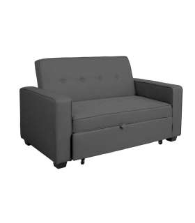 Diivanvoodi FEYA 146x86xH88cm, tumehall