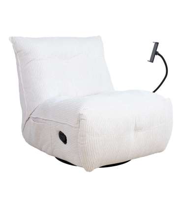 Puhketool WIN-WIN manuaalne recliner 80x95xH90cm, koorevalge