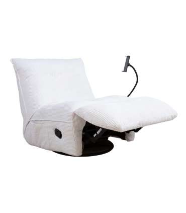 Puhketool WIN-WIN manuaalne recliner 80x95xH90cm, koorevalge
