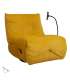 Puhketool WIN-WIN manuaalne recliner 80x95xH90cm, kollane