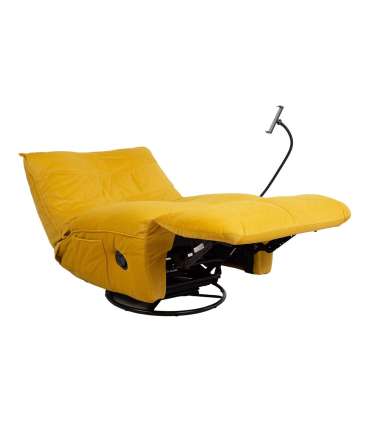 Puhketool WIN-WIN manuaalne recliner 80x95xH90cm, kollane