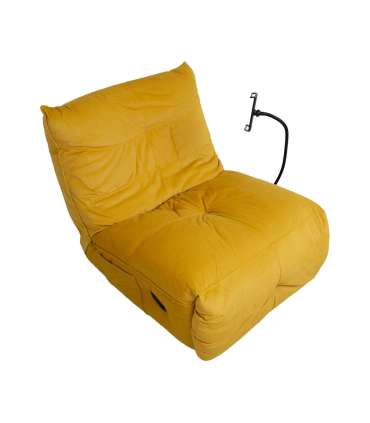 Puhketool WIN-WIN manuaalne recliner 80x95xH90cm, kollane