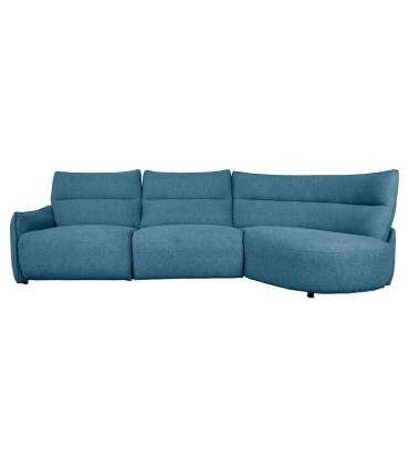 Nurgadiivan CANNES PN elektriline recliner 310x91/101xH92cm, hallikassinine