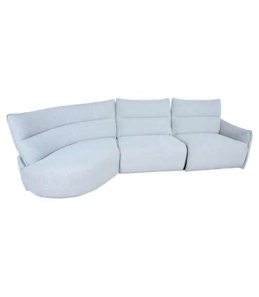 Nurgadiivan CANNES VN elektriline recliner 310x101/91xH92cm, helehall