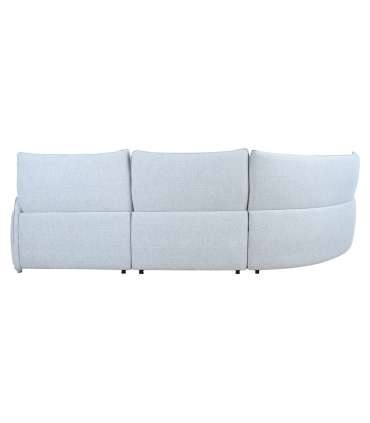 Nurgadiivan CANNES VN elektriline recliner 310x101/91xH92cm, helehall