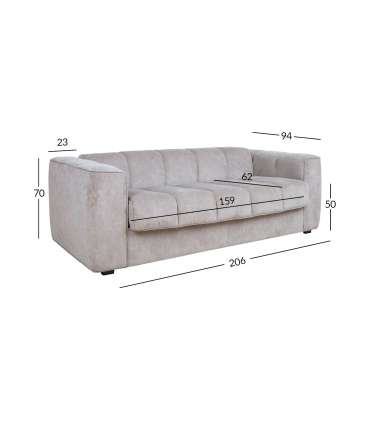 Diivanvoodi STELLA vedrumadratsiga, beež