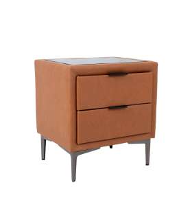 Öökapp LENA 50,5x41xH54cm, konjakipruun