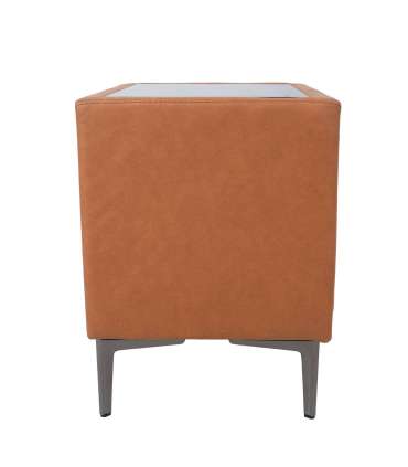 Öökapp LENA 50,5x41xH54cm, konjakipruun