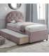 Кровать ЛАРА 90x200см, с дополнительной спальной зоной, розово-лиловый