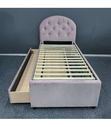 Кровать ЛАРА 90x200см, с дополнительной спальной зоной, розово-лиловый