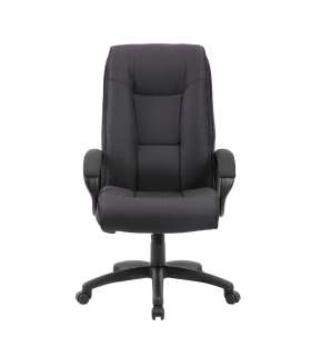 Töötool MASON, 68,5x76,5xH115,5-124,5cm, must, kangas, plastik