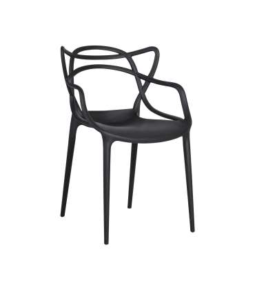 Cтул BUTTERFLY 55x55xH52/83cм, материал: пластик, цвет: чёрный