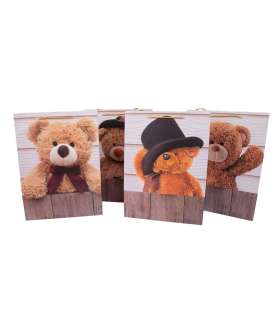 Kinkekott TEDDY, 31x42x12cm, mix