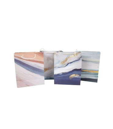 Kinkekott MARMOR, 18x23x10cm, mix