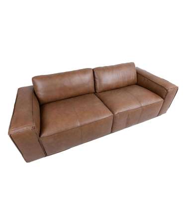 Diivan BURTON 3-kohaline 235x99xH81cm, pruun nahk