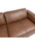 Diivan BURTON 3-kohaline 235x99xH81cm, pruun nahk