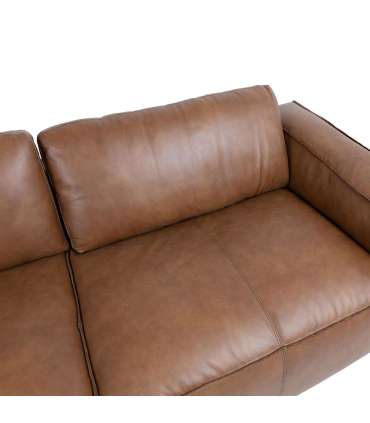 Diivan BURTON 3-kohaline 235x99xH81cm, pruun nahk