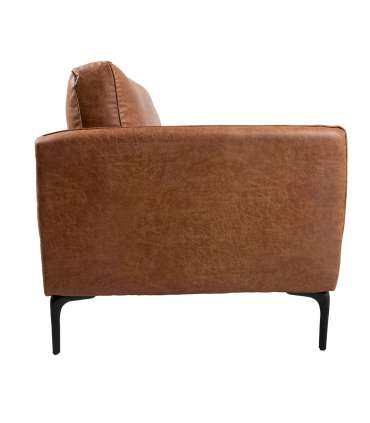 Nurgadiivan SOFIA PN 257x83/168xH82cm, pruun