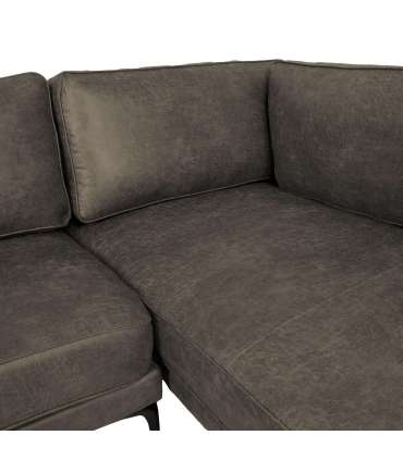 Nurgadiivan SOFIA PN 257x83/168xH82cm, tume oliiv