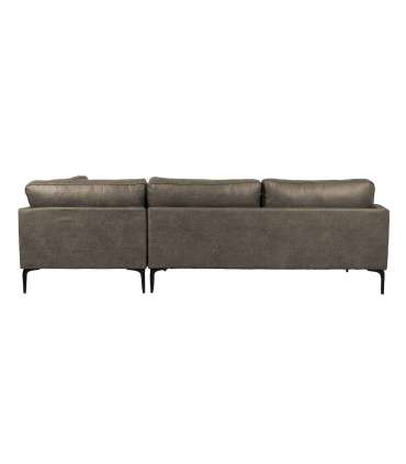 Nurgadiivan SOFIA PN 257x83/168xH82cm, tume oliiv