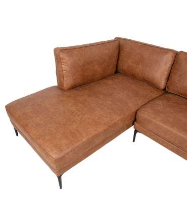 Nurgadiivan SOFIA VN 257x168/83xH82cm, pruun