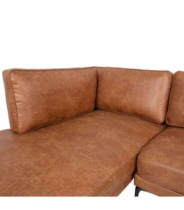 Nurgadiivan SOFIA VN 257x168/83xH82cm, pruun