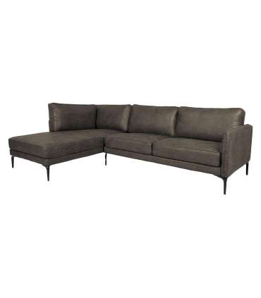 Nurgadiivan SOFIA VN 257x168/83xH82cm, tume oliiv