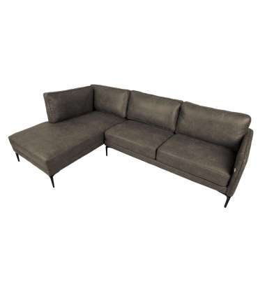 Nurgadiivan SOFIA VN 257x168/83xH82cm, tume oliiv