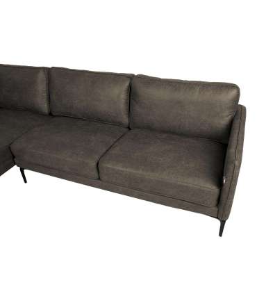 Nurgadiivan SOFIA VN 257x168/83xH82cm, tume oliiv