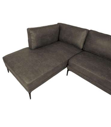 Nurgadiivan SOFIA VN 257x168/83xH82cm, tume oliiv