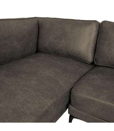 Nurgadiivan SOFIA VN 257x168/83xH82cm, tume oliiv