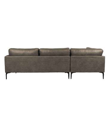 Nurgadiivan SOFIA VN 257x168/83xH82cm, tume oliiv