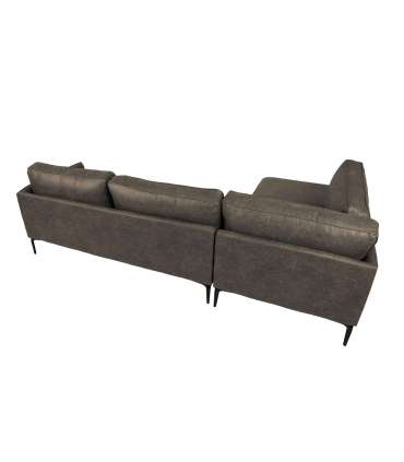 Nurgadiivan SOFIA VN 257x168/83xH82cm, tume oliiv