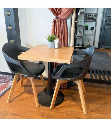 Стул STUART 58x57xH82cм, чёрный