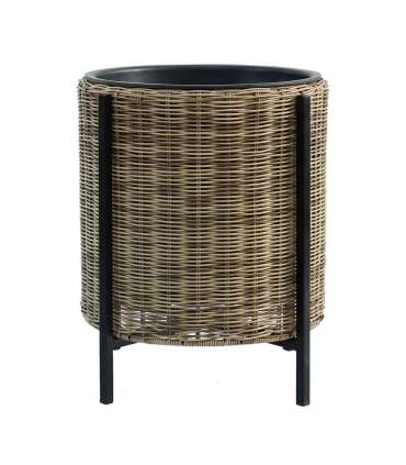 Lillepott WICKER alusega D39xH45cm, hele